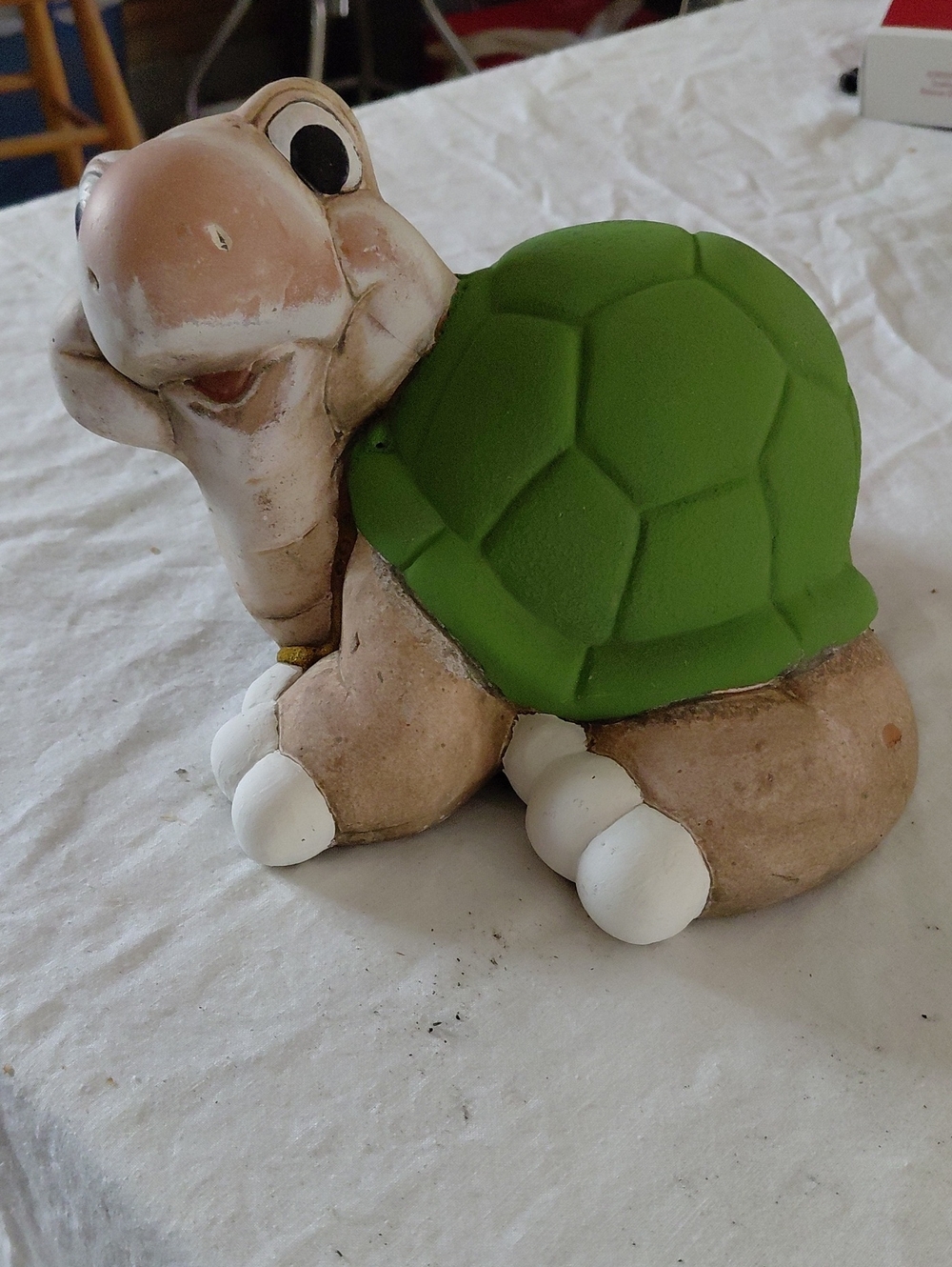 Green Turtle Reptile Ornament - Brand: